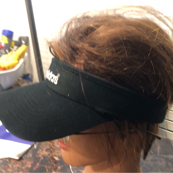 Adidas Women's Fit Aeroready Visor Black One Size Fits All - Picture 11 of 11